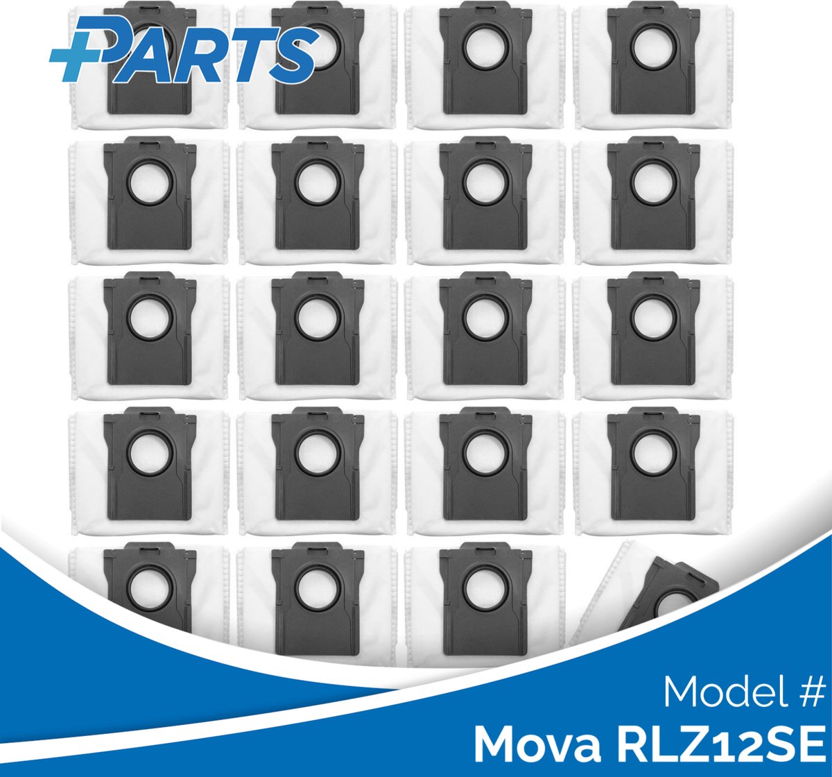 Mova RLZ12SE Stofzakken (20 Stuks, Plus.Parts® alternatief voor RDB8)