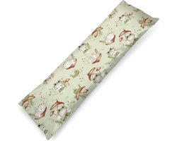 Zijslaapkussen - Lichaamskussen - Comfortabel slapen - Dubbelzijdige print - 40 x 120 cm - Kikker & Vrienden