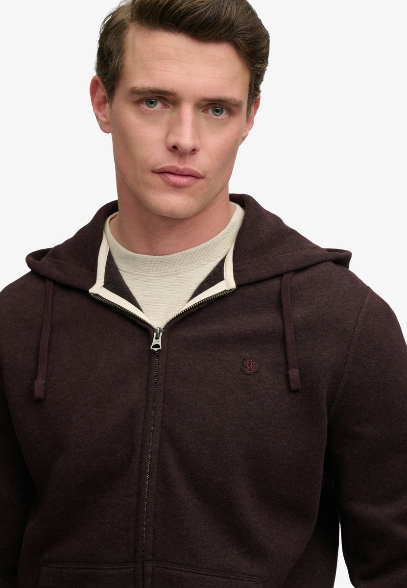 Superdry - Essential SD Co Logo Zip Hoodie - Heren - Hoodies