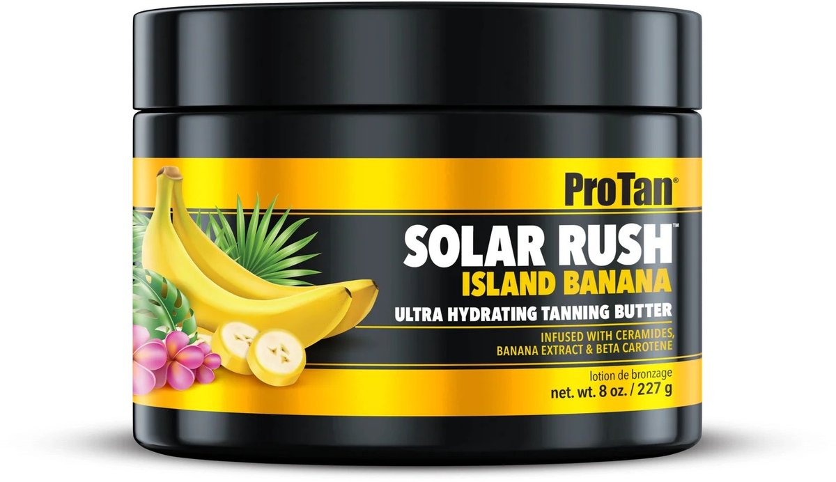 ProTan Solar Rush Island Banana Tanning Butter - Zonnebankcreme - Accelerator - 227g