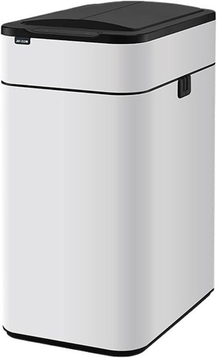 Keukenprullenbak - Afvalbak Slim - Hygiënisch Afval - Automatisch Openen - 30 Liter - Wit
