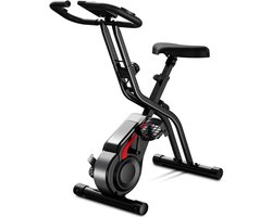 ROBORE CBX10 Hometrainer, Stille Magnetische Weerstand, 8 Instelbare Niveaus, Verstelbare Zadel en Stuur, Maximaal Draagvermogen 136 kg, LCD-display, Ademend PU-zadel, Cardio Fitness Trainer