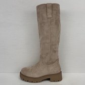 HusSeN Mid-kalf western cowboylaarzen voor heren, retro klassieke landelijke westernlaarzen, antislip lage hak, platte, noodlijdende landlaarzen voor