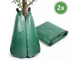 Cheqo® Boombewateringszak Set van 2 - Waterzak Boom - Boomzak - Irrigatiezak - Druppelzak - Bewateringszak - Watergift Bomen - Gietzak - Boomirrigatiezak voor Tuin - Druppelirrigatie