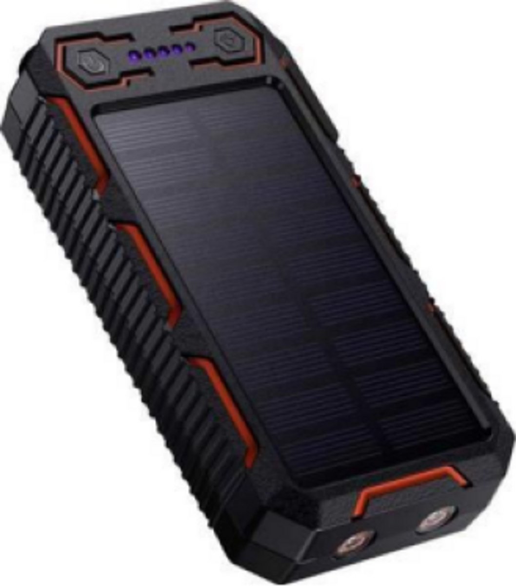 POWERADD Apollo Plus 26800mAh Solar Powerbank – Opvouwbaar Zonnepaneel, Dubbele USB, LED Zaklamp – Outdoor Waterdichte Oplader