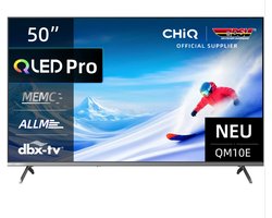 CHiQ U50QM10E – 50 inch 4K Ultra HD Smart TV – Google TV – Dolby Vision & Dolby Audio – QLED – WiFi & Bluetooth