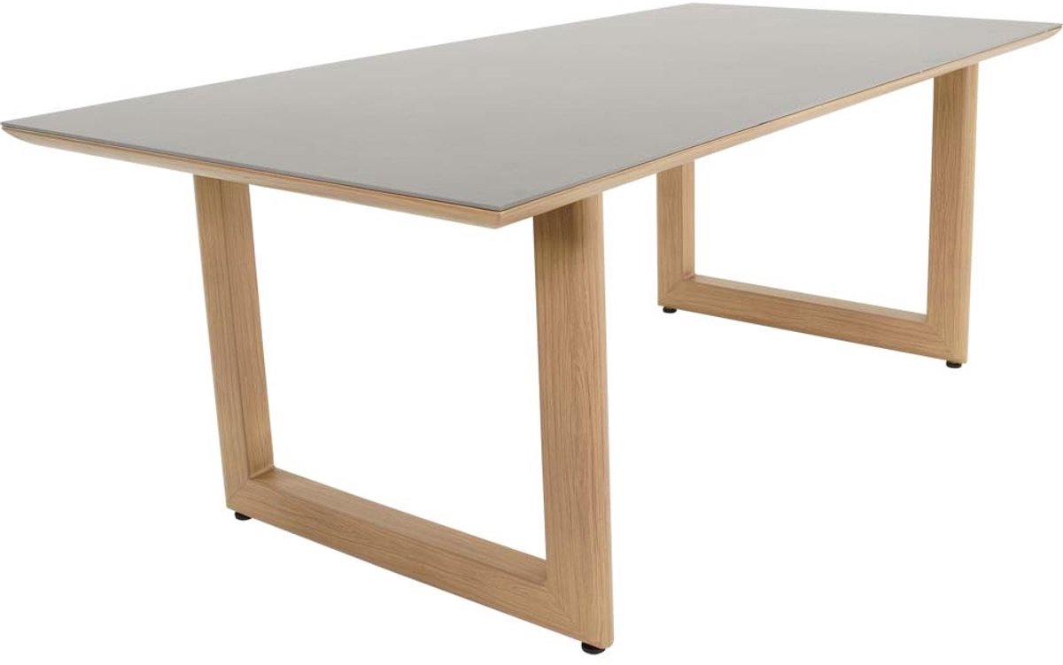 Lesli Living - Tuintafel Espinar - Grijs - 200x90x75cm