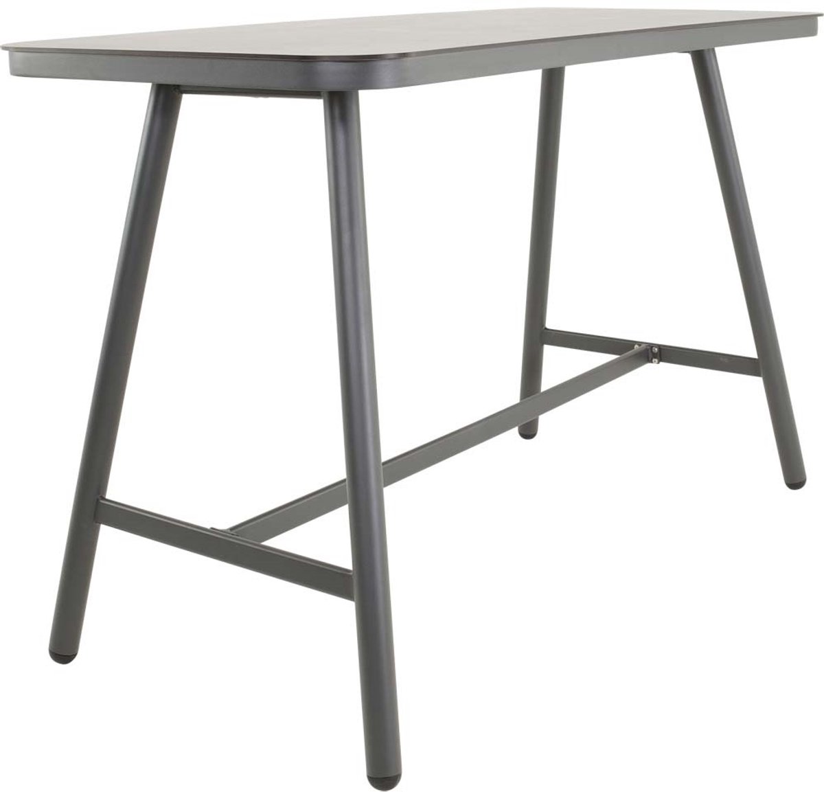 Lesli Living - Tuintafel Milazzo - Antraciet - 150x75x100cm