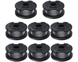 GELLDG 8 Stuks Rasentrimmerspulen – Vervangende Draadspoelen – Flexibel en Veilig in Gebruik – 55,8x24mm – Geschikt voor Bosch EasyGrassCut Accu-Grasmaaiers – Kunststof Materiaal