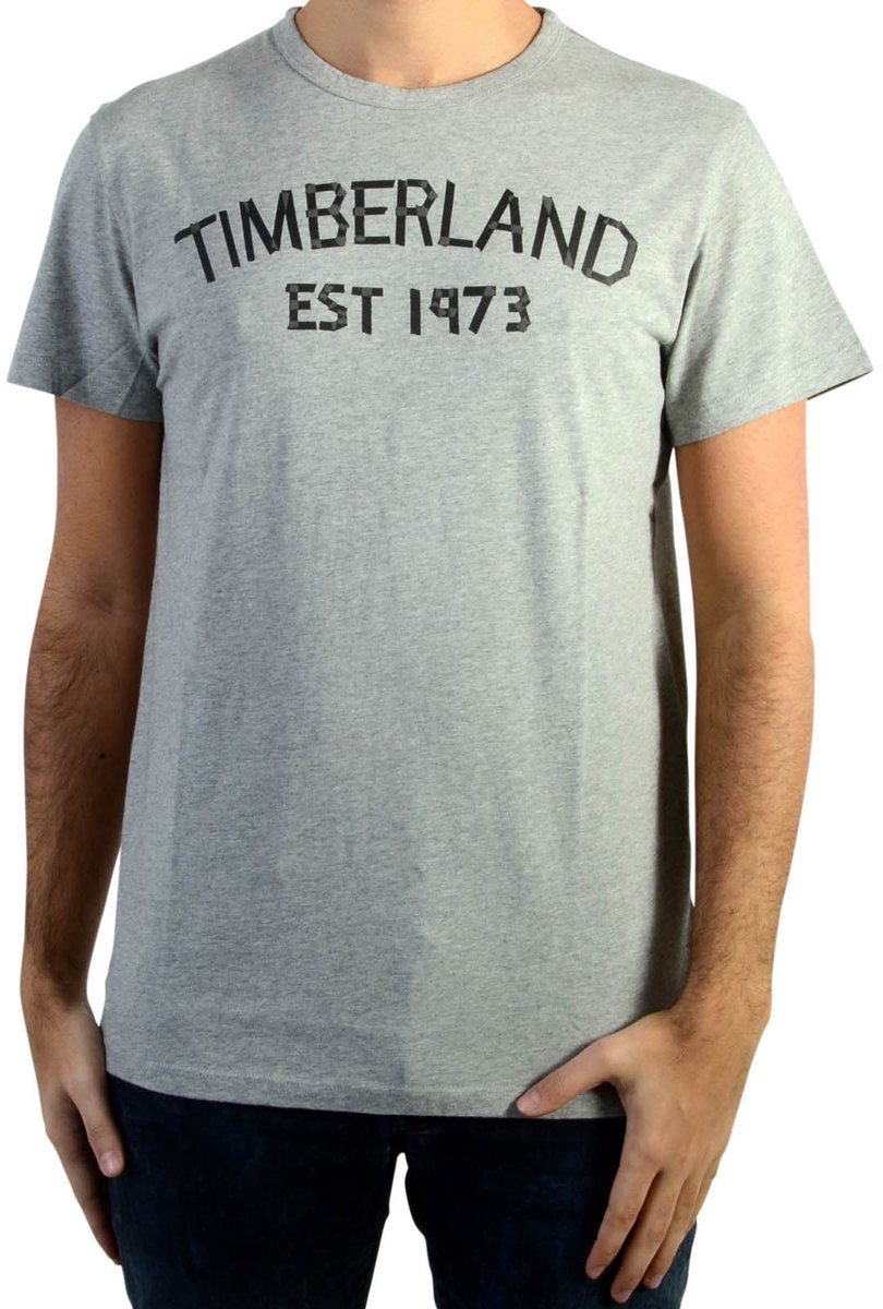 T-shirt Tape Tee Med Gry Heat Grijs