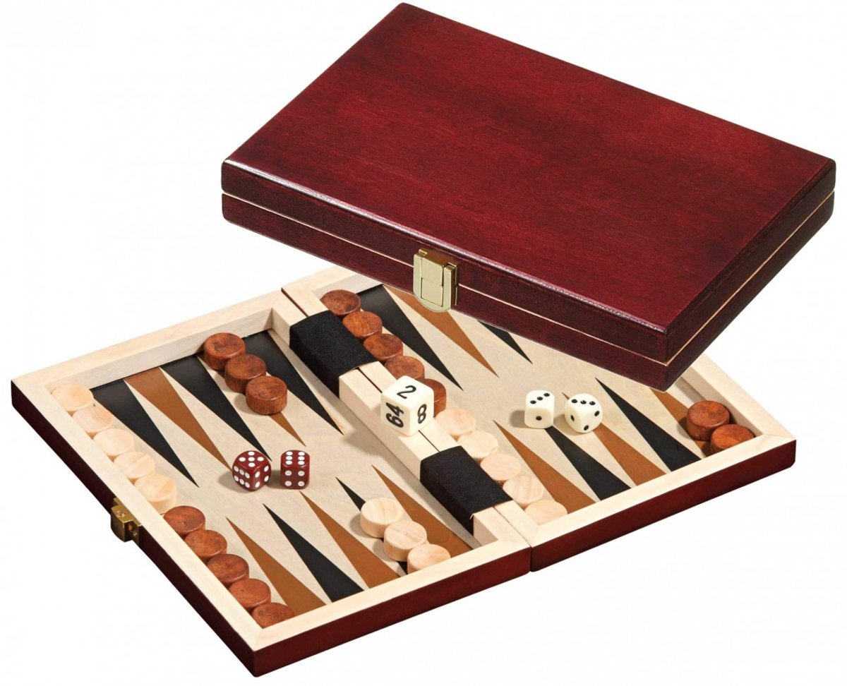Philos Reis Backgammon cassette Saloniki -19 x 12.5 x 3 cm