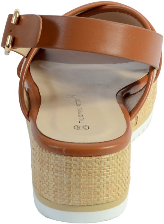 Sandalen met plateauzool TDF4108