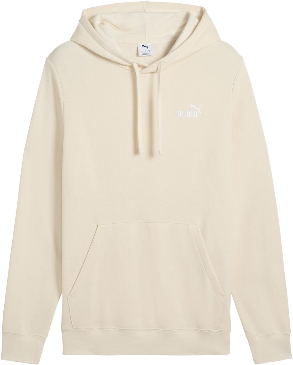 Hoodie met logo ‘No dye’ Beige