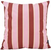 Sierkussen Riviera Stripe Roze/Rood | 45x45 cm | Katoen/Polyester