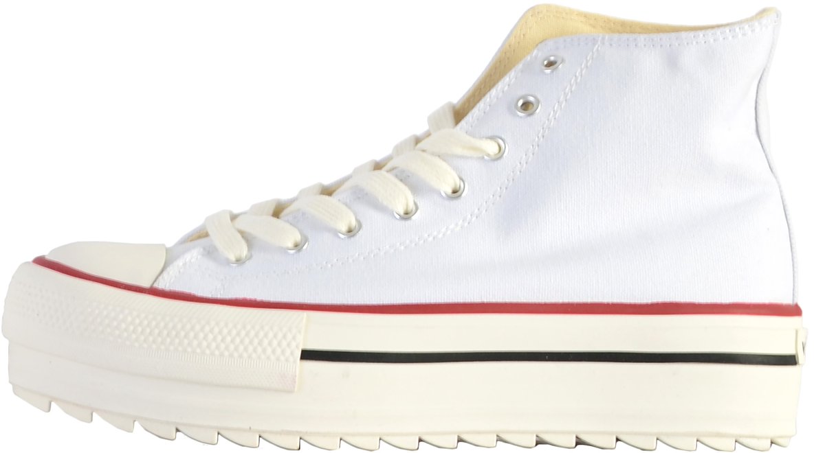 Hoge sneakers met veters