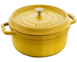 Staub Ronde Cocotte 26cm - 5.2L - Gietijzer - citroen