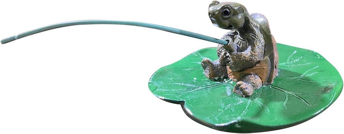 Schildpad Beeld - Tuindecoratie Ornament - Buiten Decoratie - Duurzaam Kunsthars - 13 x 8 x 8 cm