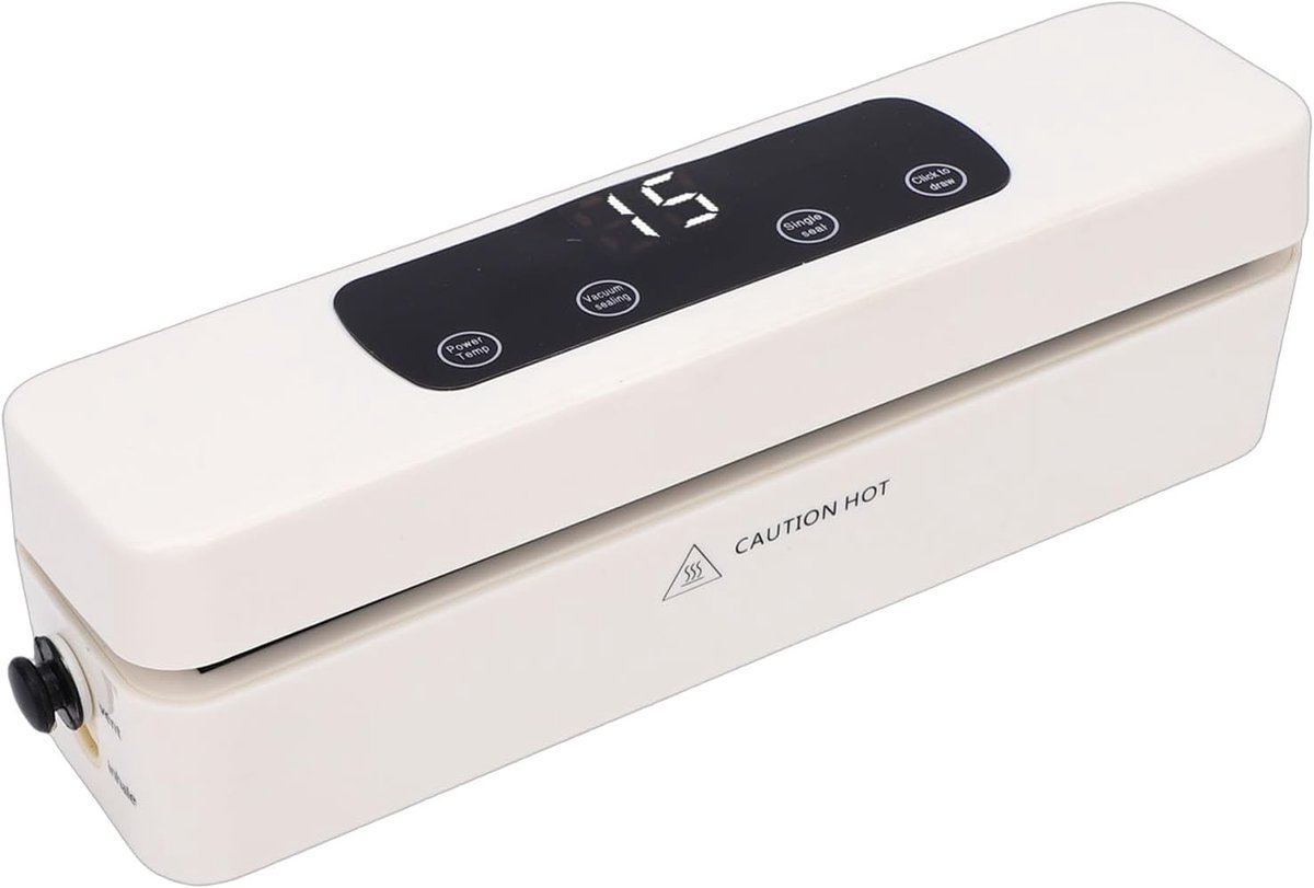 Vacuümmachine - Voedselsealer - Voedsel bewaren - Eén druk op knop - 45x60x180mm