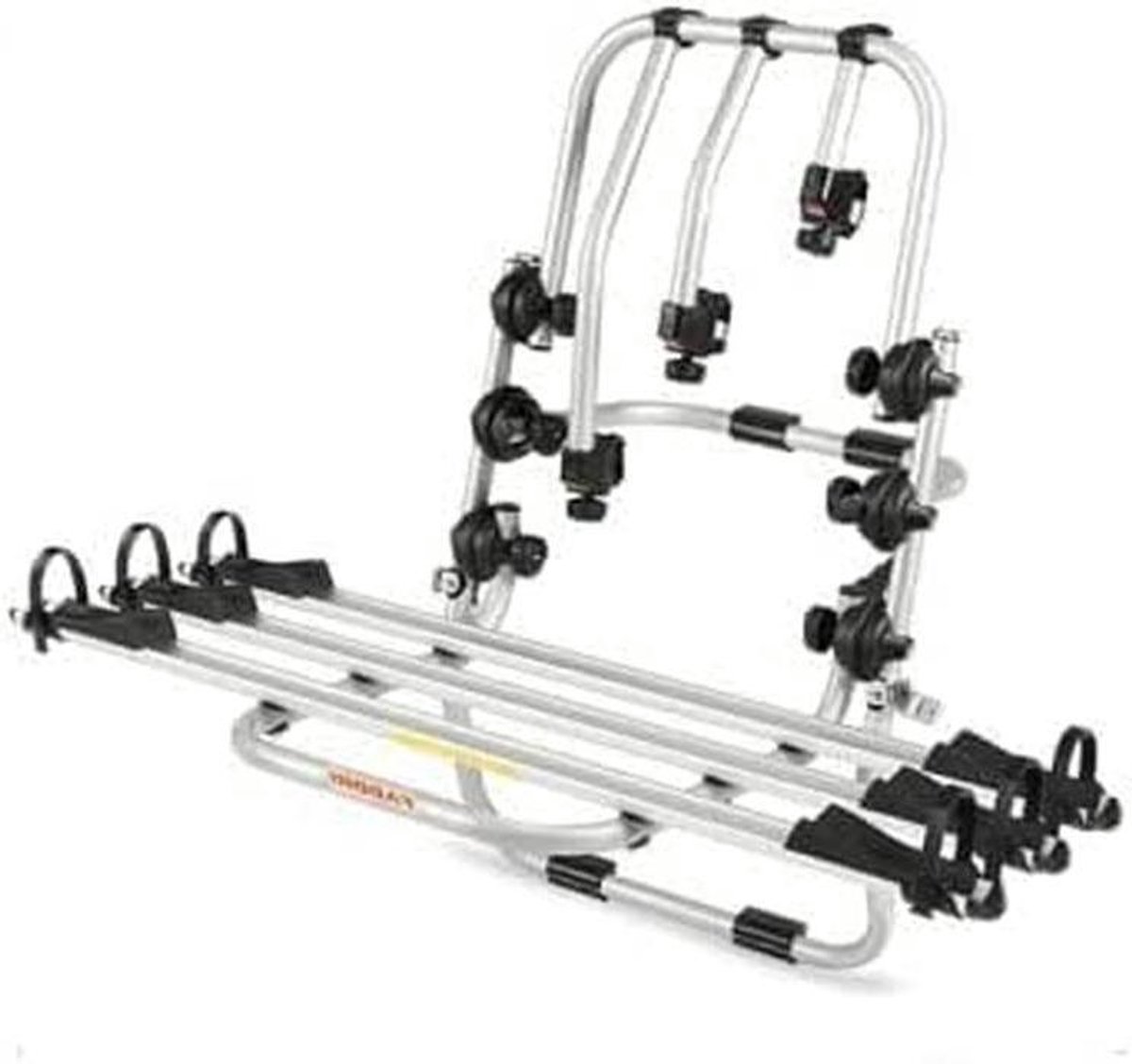 Fietsendrager Achter - Fietsendrager Auto - Vervoer Mountainbikes - Elektrisch Gelast Aluminium - Voor 2 of 3 Fietsen - Zilver