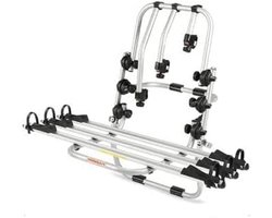 Fietsendrager Achter - Fietsendrager Auto - Vervoer Mountainbikes - Elektrisch Gelast Aluminium - Voor 2 of 3 Fietsen - Zilver