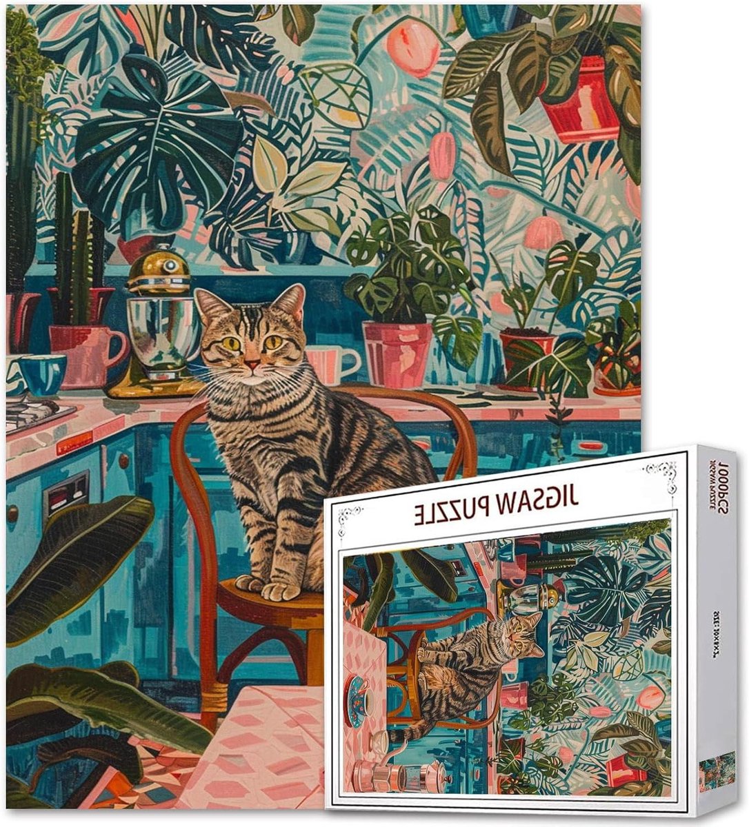 Dierenpuzzels 1000 stukjes - Legpuzzel volwassenen - Ontspanning thuis - Perfect passende stukjes - 40 x 60 cm