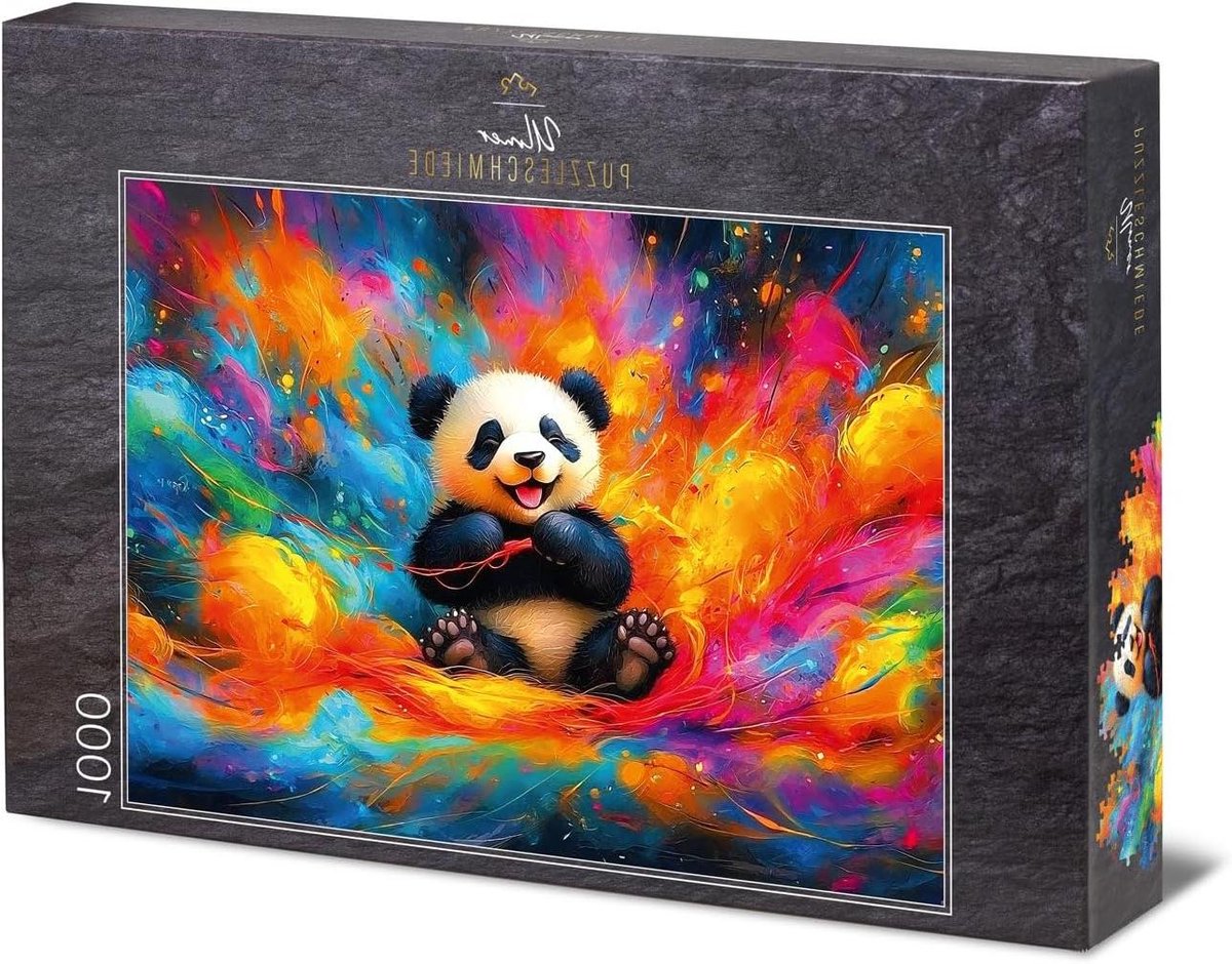Puzzel 1000 stukjes - Legpuzzel dieren - Ontspanning thuis - Premium karton 22 mm - 68 x 48 cm - Kleurrijk