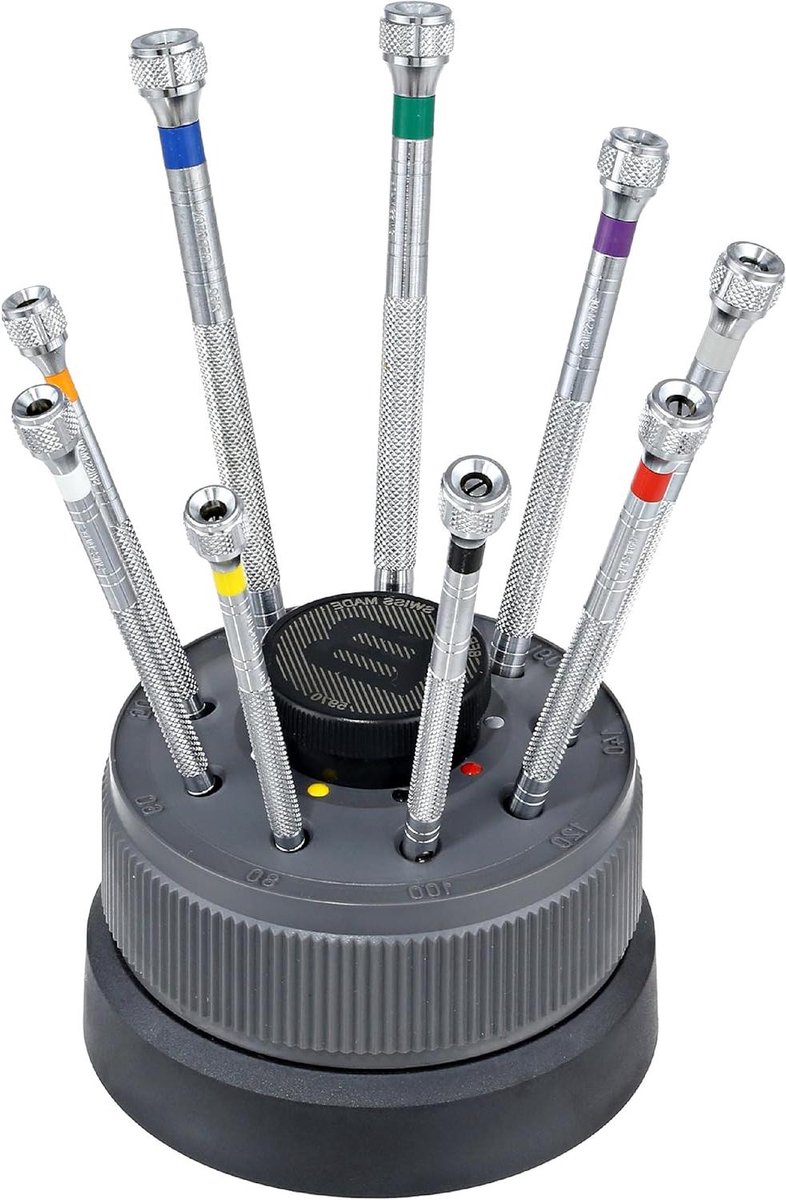 Schroevendraaierset - Precisie Gereedschap - Horloge Reparatie - 9 Delige Set - 8.5 x 11.5 x 10 cm