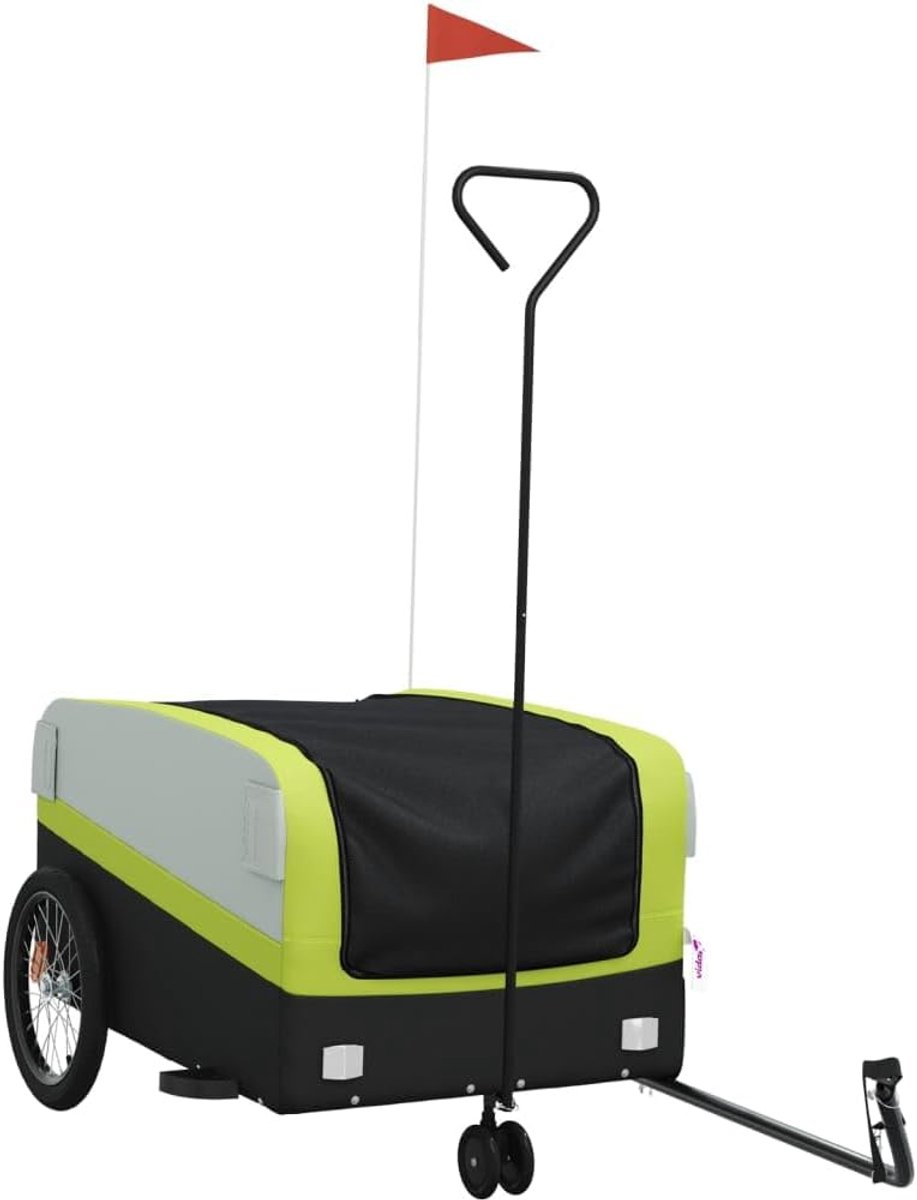 Fietskar - Fiets trailer buggy - Goederen vervoeren - 45 kg draagvermogen - 126 x 63 x 51 cm