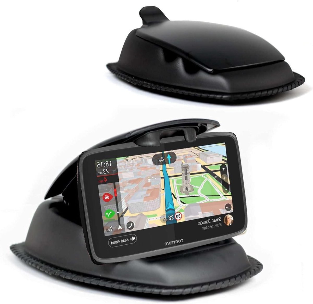 Autodashboard Houders - GPS Houder - Navigatie Gebruik - Zonder Zuignap - Zwart