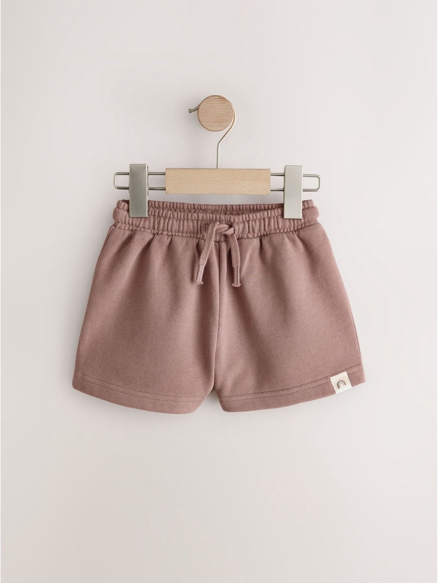 Next - Meisjes - Effen sweatshorts - Bruin