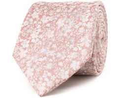 TRESANTI | GLAUCO | Silk tie with delicate wildflowers | Orange