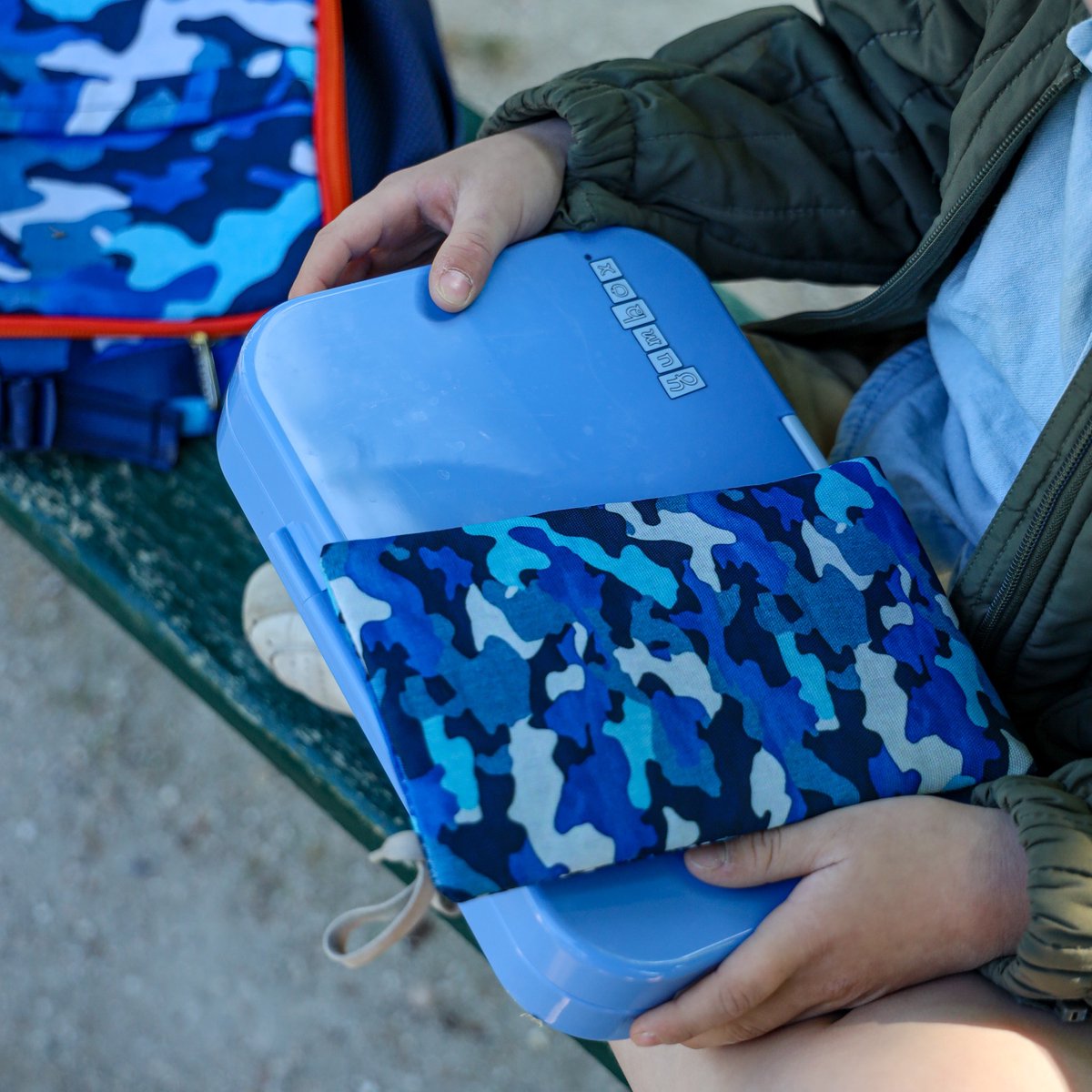 Yumbox gel koelelement Duo - 4/6 uren koud - herbruikbaar - 2 designs - Haai & Camo