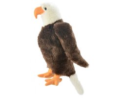Wild Planet Knuffel Adelaar - Amerikaanse Arend roofvogel - 35 cm pluche