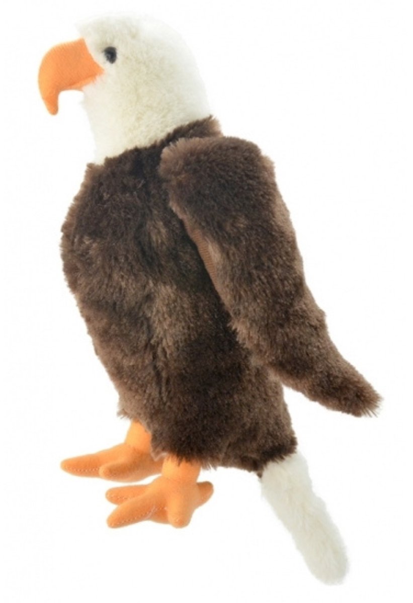 Wild Planet Knuffel Adelaar - Amerikaanse Arend roofvogel - 35 cm pluche