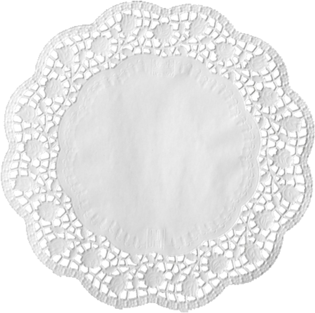 20x 100 Taartranden rond Ø 32 cm wit