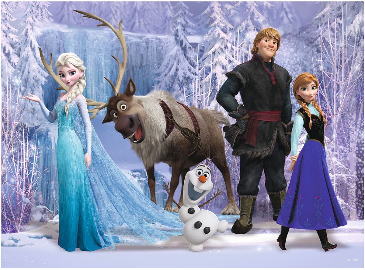 Ravensburger puzzel Disney Frozen: In het rijk de Sneeuwkoningin - Legpuzzel - 100 stukjes — afbeelding 4
