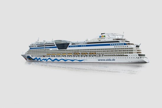 SIKU 1720, AIDAluna Cruiseschip, schaal 1:1400, metaal/kunststof