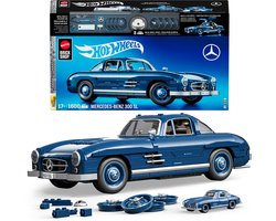 Mattel Mega Hot Wheels Mercedes-Benz 300 SL Bouwset - 1600 Onderdelen