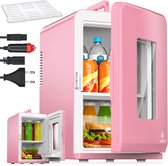 Herrselsam 2-in-1 mini-koelkast, 15 liter, koelbox, klein