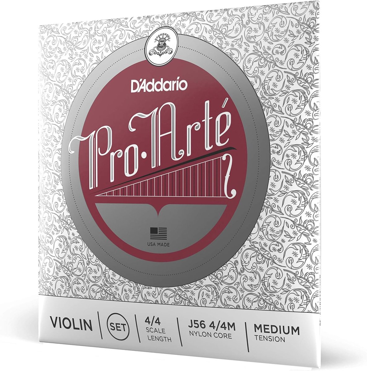 Vioolsnaar Set - Vioolsnaren Medium - Muziek Maken - Nylon Kern - 4/4 Schaal - Grijs