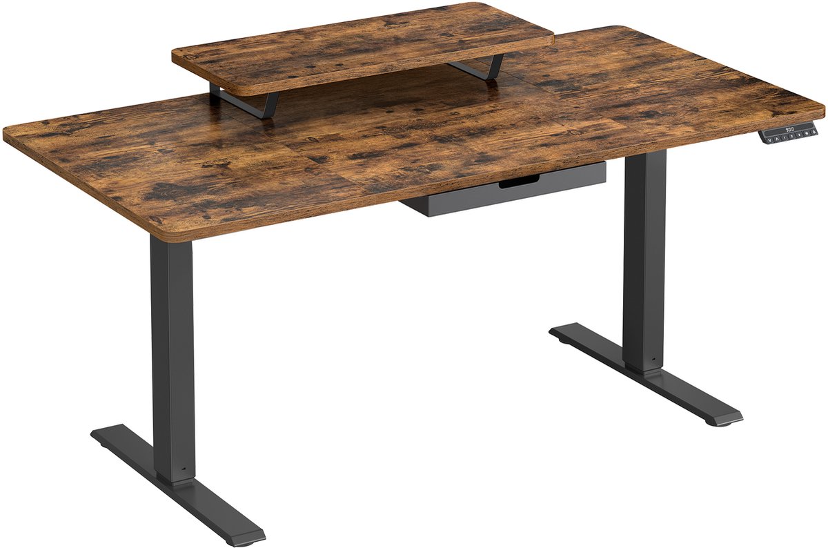 VASAGLE - Zit Sta Bureau - 140 x 70 cm