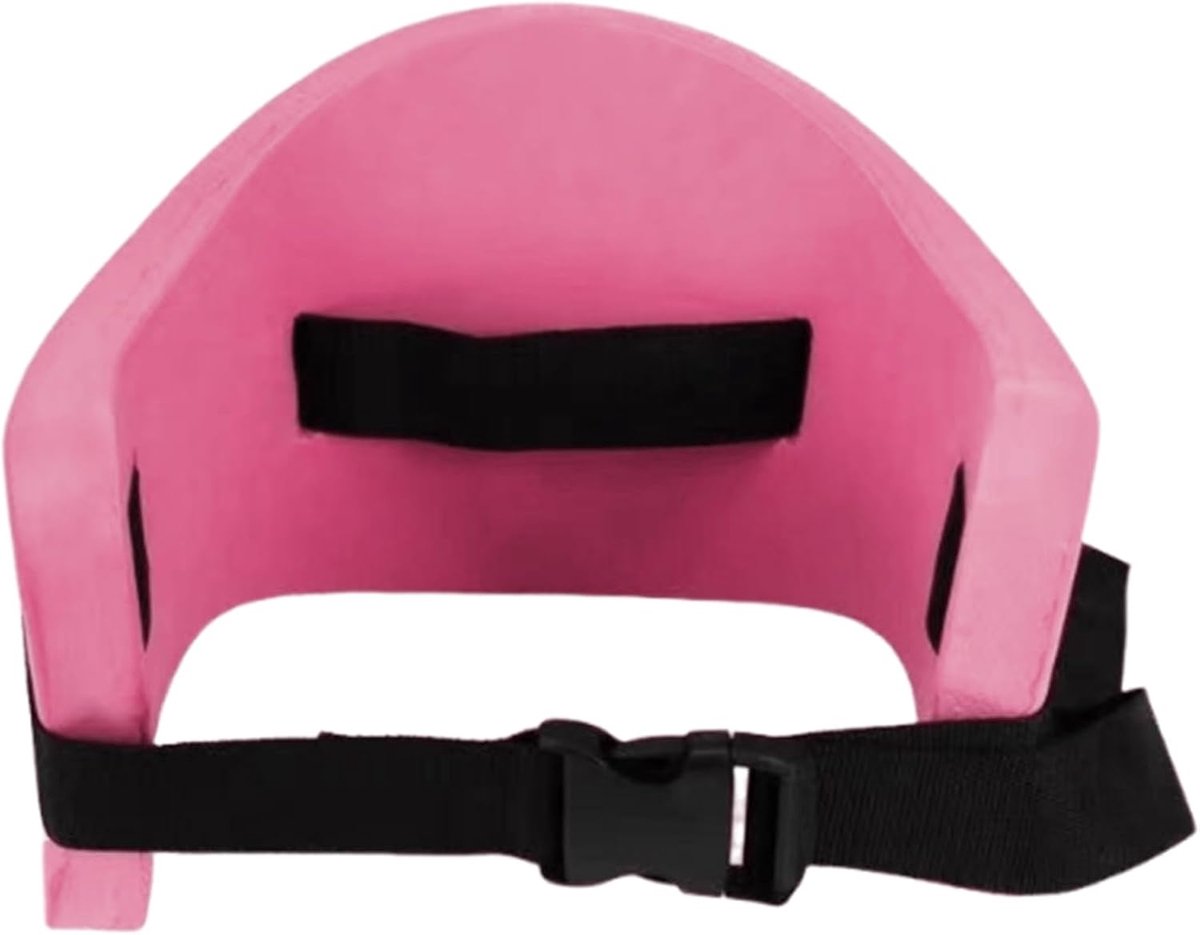 Drijfriem - Zwemhulpmiddel - Zwemtraining - Veiligheidsgordelsysteem - 61x215x25cm - Roze