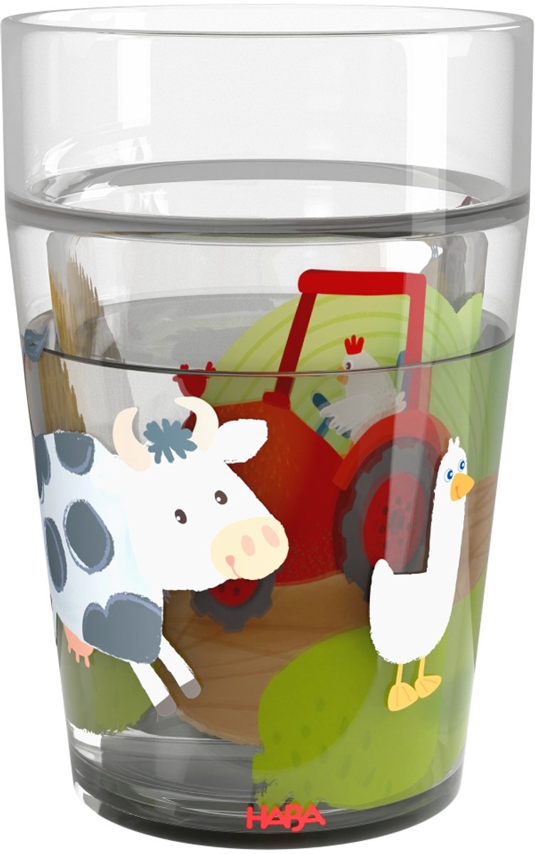 Haba servies Glitterbeker Boerderij 150 ml