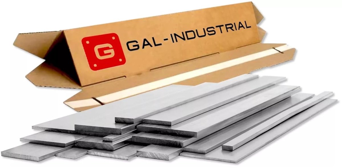 Aluminium Platte Staf - Aluminium Strip Profiel - Industriële Constructie - Hoge Kwaliteit Metaal - 80 x 8 mm