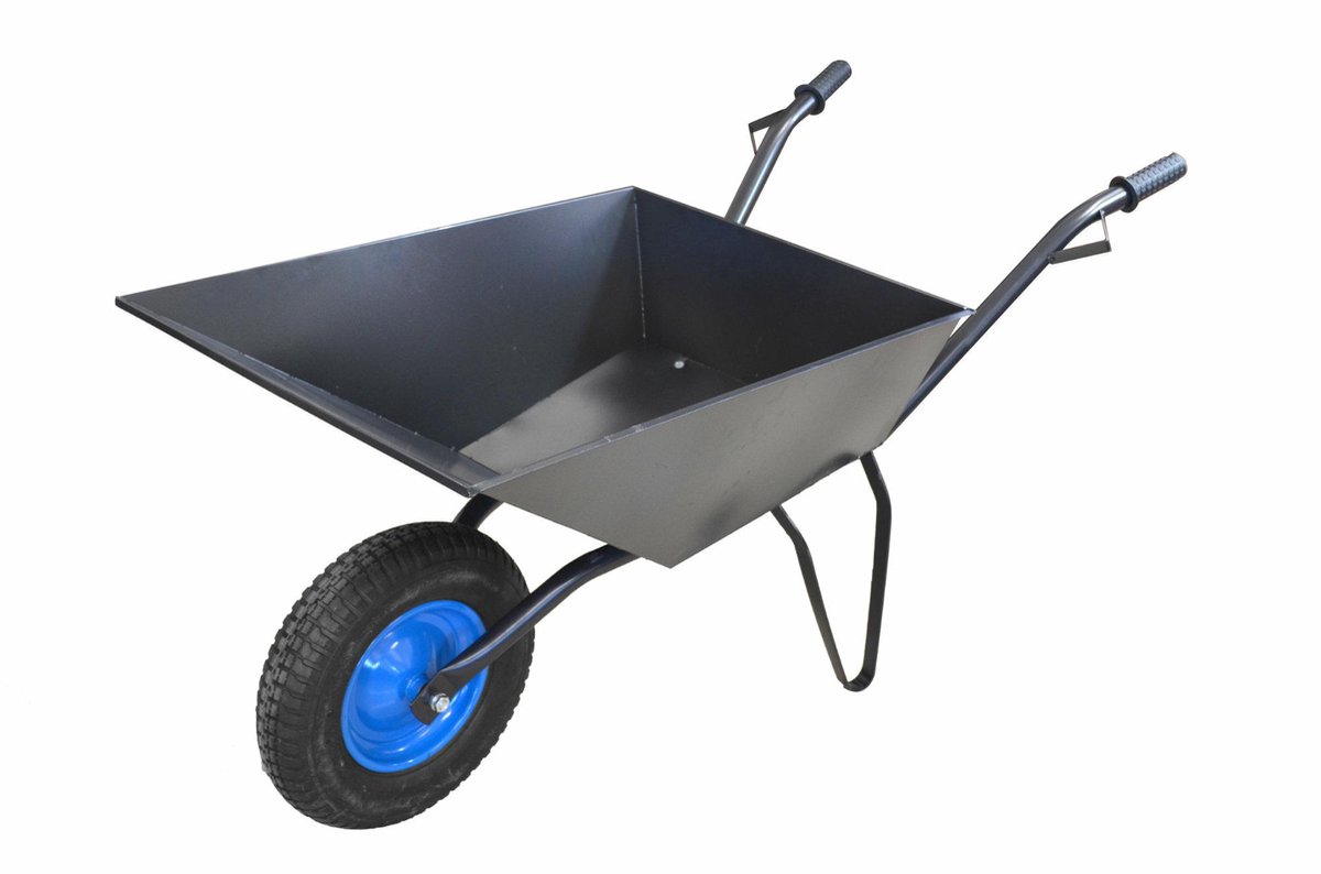 Awtools AW00028 - Kruiwagen - Staal - 70L - Ergonomische Handvatten