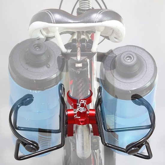 Dubbele Bidonhouder Adapter - Flessenhouder Mount - Fietsen Onderweg - Veelzijdige Montage - 24x12x2 cm - Meerdere Kleuren — afbeelding 5