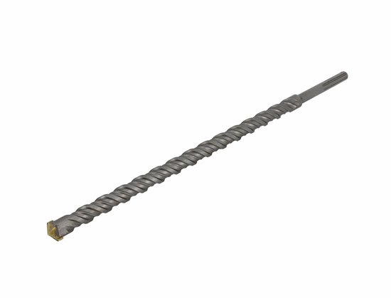 SDS MAX betonboor van 35x600mm, met spiraalvormige schacht en Widia-tip, geplaatst op een witte achtergrond.