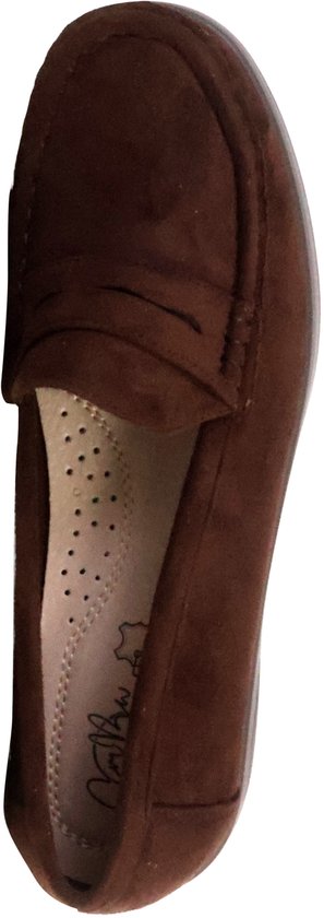 Leren mocassins