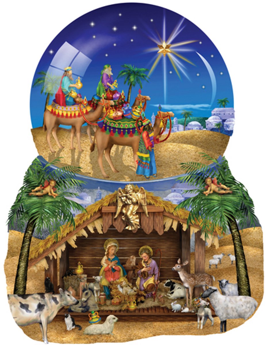 SunsOut legpuzzel ster van Bethlehem - 1000 stukjes puzzel kerst.