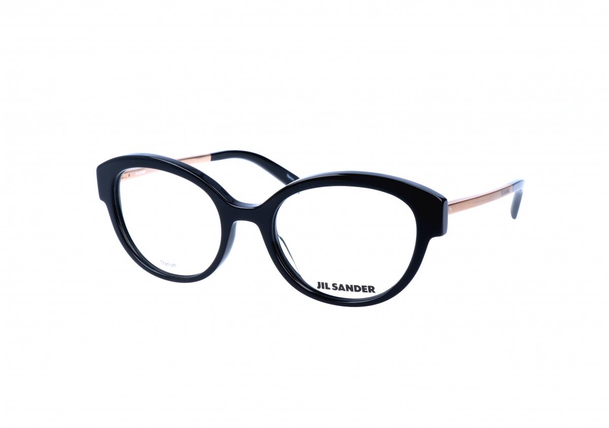 Jil Sander J4010 Black/gold 52/19/140 WOMAN Brilmonturen